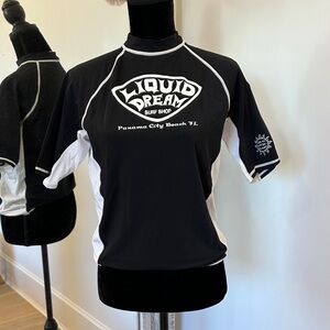 Liquid Dream Surf Shop Black & White Solar Guard Shirt